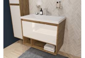 Тумба с раковиной Monaco Wood 800 1 ящик с нишей