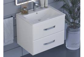 Тумба с раковиной Uperwood Foster белая 60 см