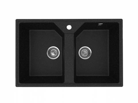 Кухонная мойка Uperwood ECON UPD-402-004 черная матовая