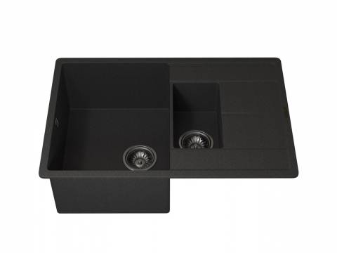 Кухонная мойка Uperwood Quartz UPD-05-04 черная матовая