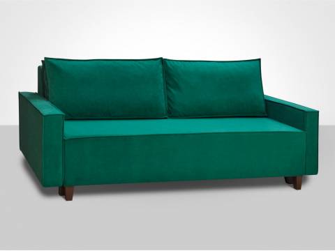 Диван Рио 4 Эффект дарк грин