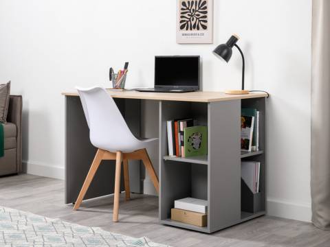 Стол письменный 12.163 Лайт Серый Шифер