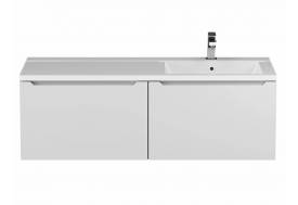 Тумба с раковиной Uperwood Tanos 120 см подвесная правая белый