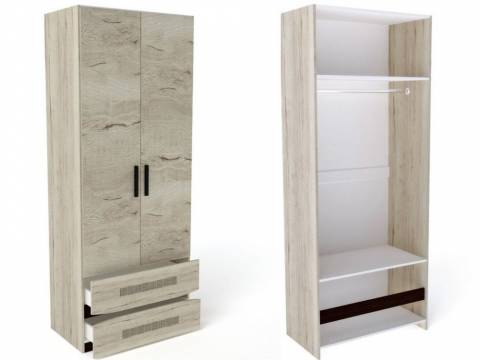 Шкаф 2-х дверный Мале