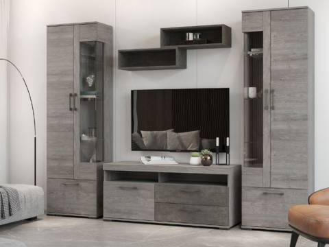 Гостиная Денвер Риббек серый