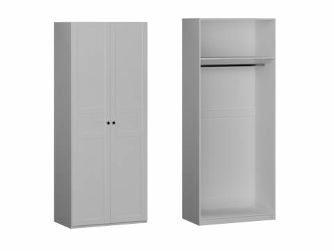 Шкаф 2-дверный с глухими дверями Фрея