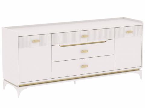 Комод широкий Сиде Белый