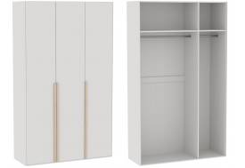 Шкаф 3-дверный с глухими дверями Аврора