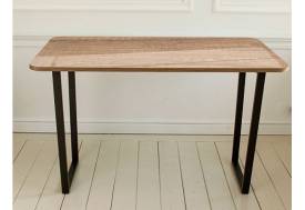 Стол Экси-макс 1300*750 мм дуб каньон/опора металл черный