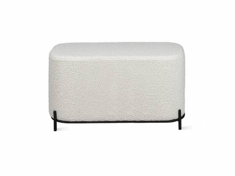 Банкетка Ника Текстиль BRAVO snow (белый букле)