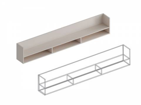 Полка настенная 1600 Тефия