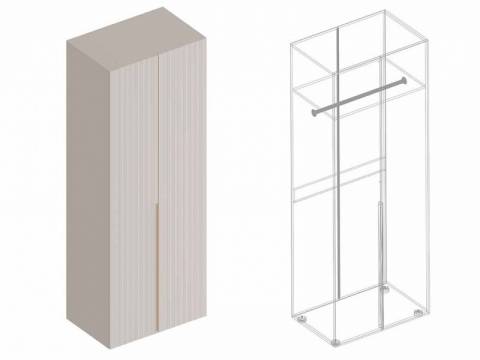 Шкаф Тефия 2-створки для одежды