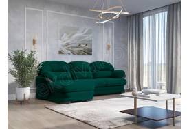 Угловой диван малый Квин 6 без механизма Ultra forest