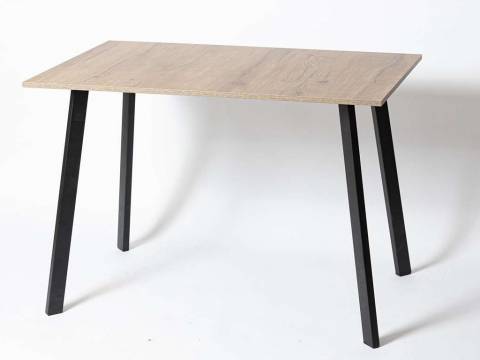 Стол Лг Слим-2 нераздвижной Дуб Веллингтон/Черный