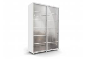 Шкаф-купе Стильный ОС 16-6-11 двухдверный белый