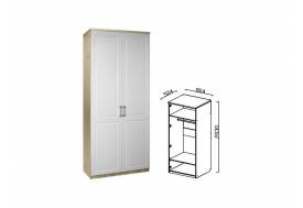 Шкаф 2-х дверный 800 Юниор-7 ЮН-2
