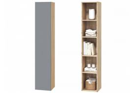 Шкаф настенный с 1 дверкой 1680 Сканди смоки софт