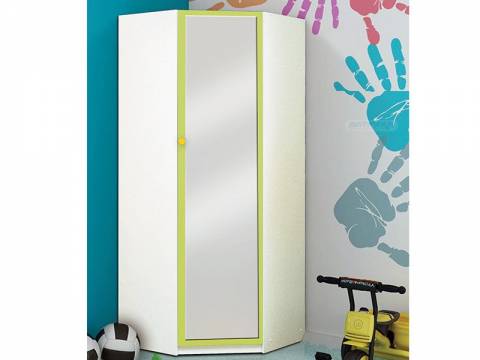 Шкаф угловой Радуга с зеркалом