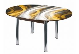 Стол круглый Бостон брифинг Охра