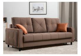 Диван шоколадно-коричневый Черри ТД 286