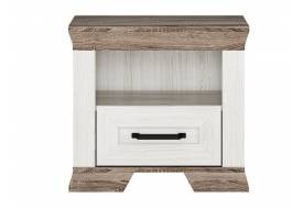 Тумба прикроватная KOM1S Марсель ясень снежный
